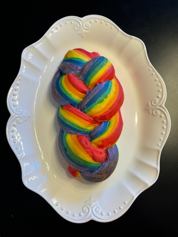rainbow challah