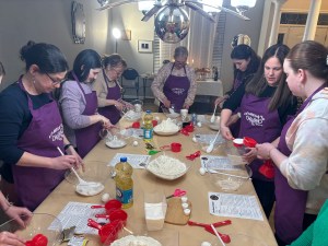 women's challah bake event