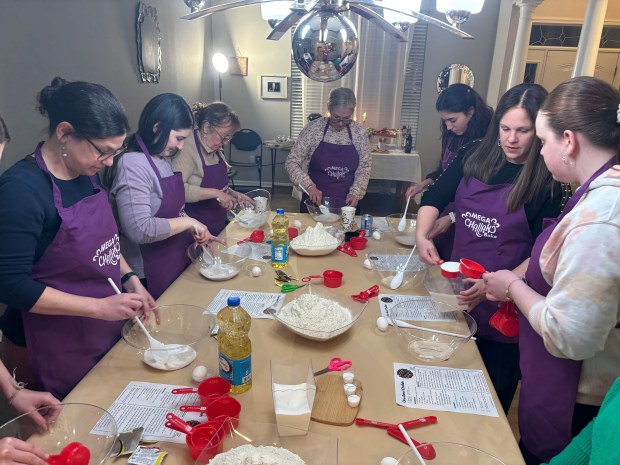 women's challah bake event