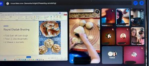 screenshot of virtual class